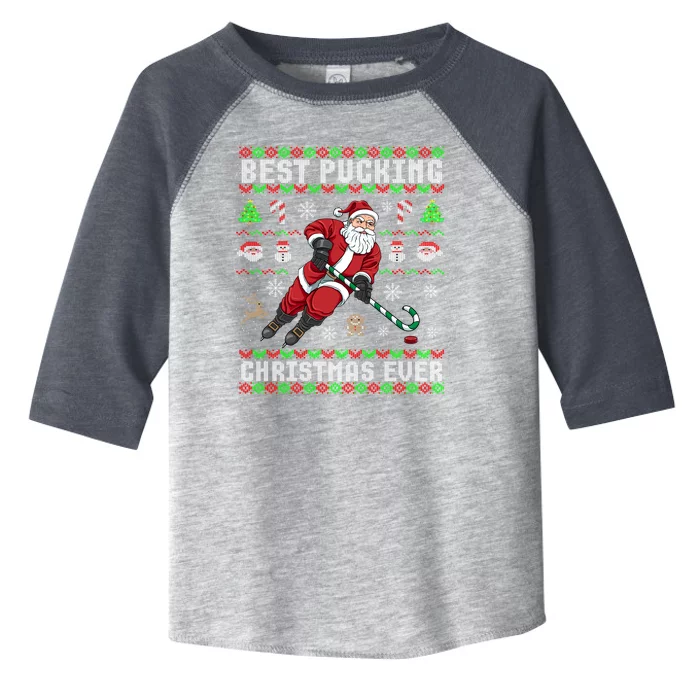 Ice Hockey Best Pucking Gift For Everyone Toddler Fine Jersey T-Shirt