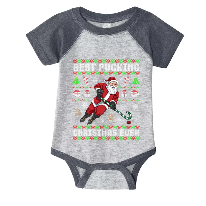 Ice Hockey Best Pucking Gift For Everyone Infant Baby Jersey Bodysuit