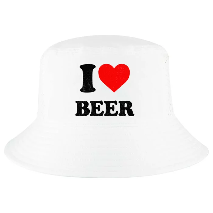 I Heart Beer For Beer Drinker I Love Beer Cool Comfort Performance Bucket Hat