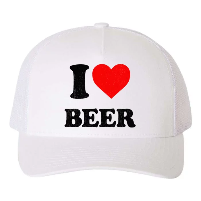 I Heart Beer For Beer Drinker I Love Beer Yupoong Adult 5-Panel Trucker Hat