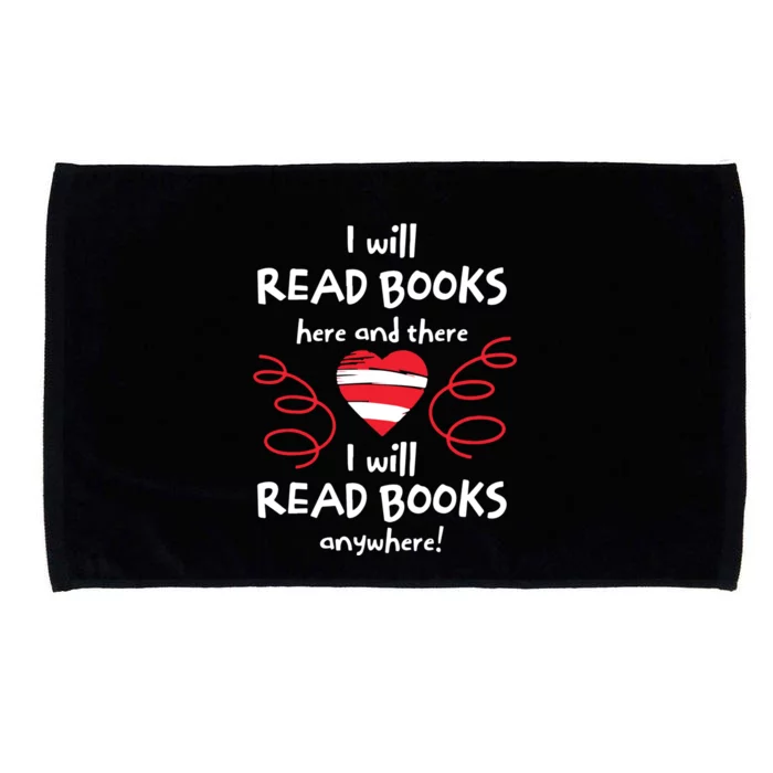 I Heart Books. Book Lovers. Readers. Read More Books. Microfiber Hand Towel