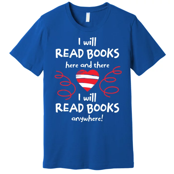 I Heart Books. Book Lovers. Readers. Read More Books. Premium T-Shirt