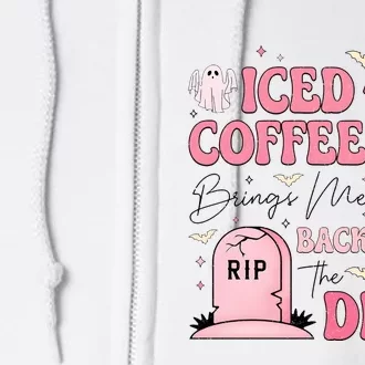 Iced Halloween Brings Me Back From The Dead Full Zip Hoodie