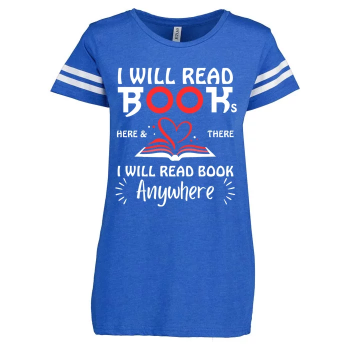 I Heart Books. Book Lovers. Readers. Read More Books. Enza Ladies Jersey Football T-Shirt