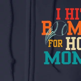 I Hit Bombs For Hot Moms Full Zip Hoodie