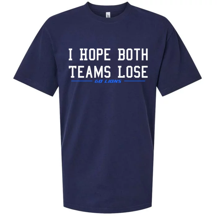 I Hope Both Teams Lose Sueded Cloud Jersey T-Shirt