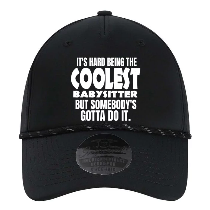 It's Hard Being The Coolest Sitter Cool Gift Performance The Dyno Cap