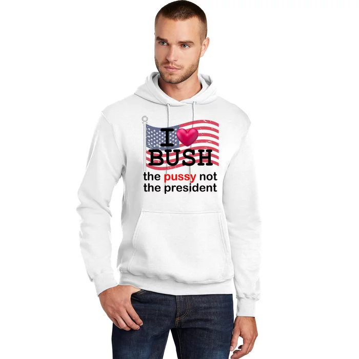 I Heart Bush The Pussy Not The President Hoodie