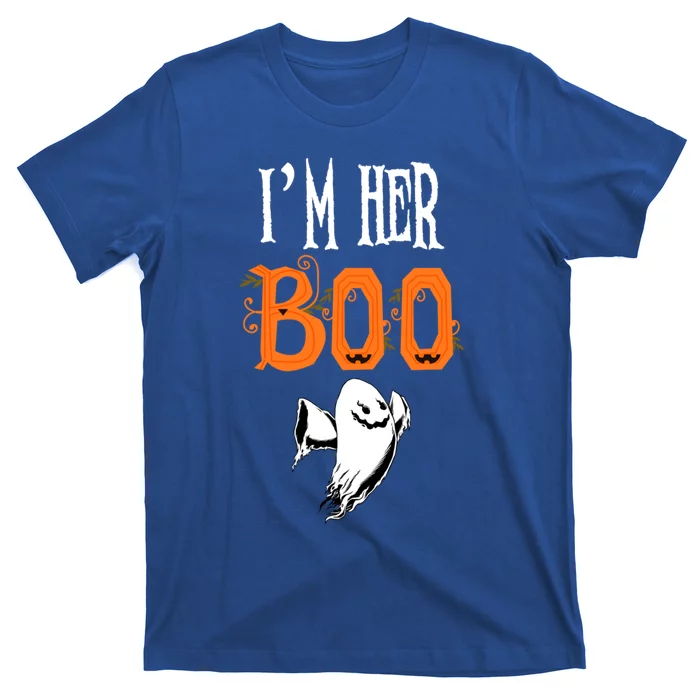 IM Her Boo IM His Witch Funny Couples Matching Halloween Gift T-Shirt