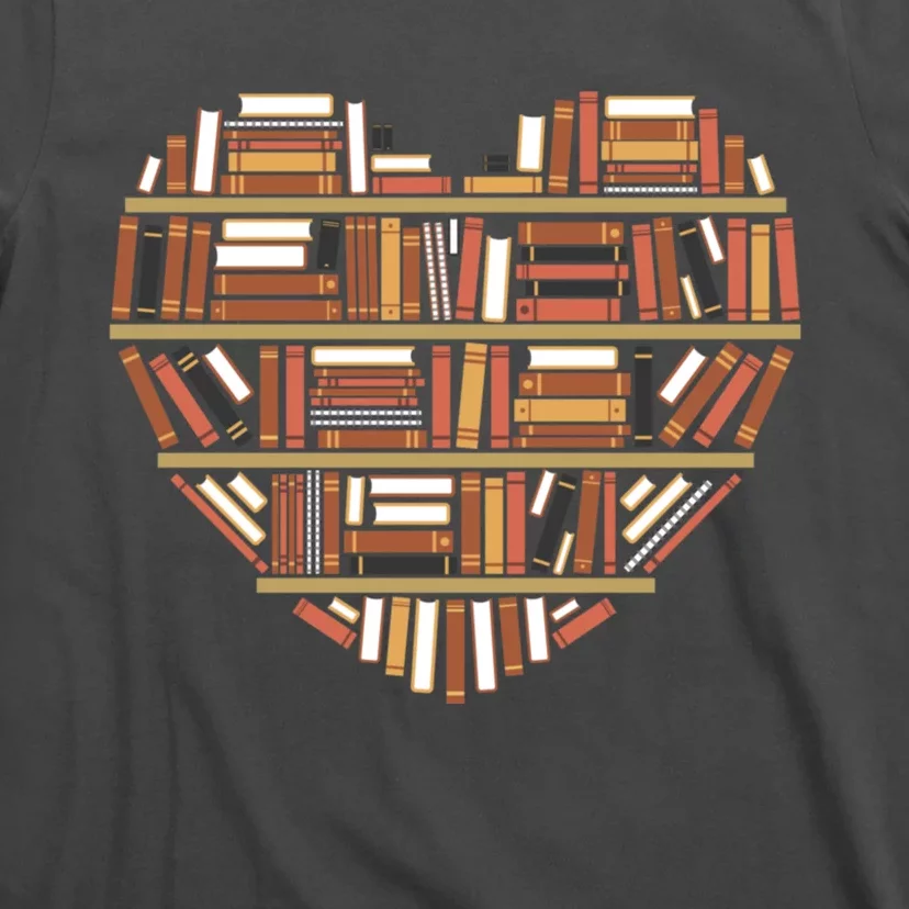 I Heart Books I Love Books Gift T-Shirt