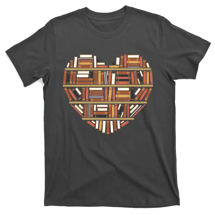 I Heart Books I Love Books Gift T-Shirt