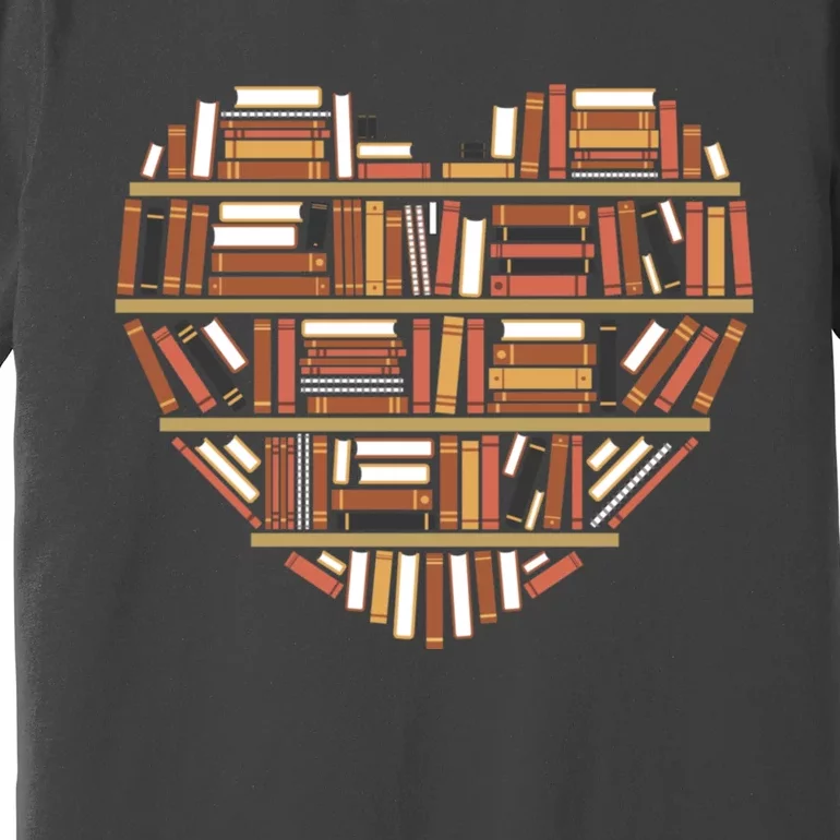 I Heart Books I Love Books Gift Premium T-Shirt