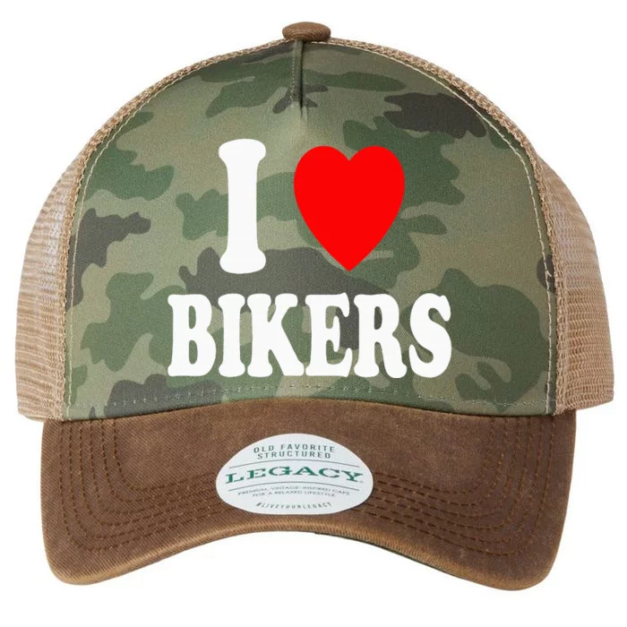 I Heart Bikers Sexy Hot Attraction Motorcycle Legacy Tie Dye Trucker Hat