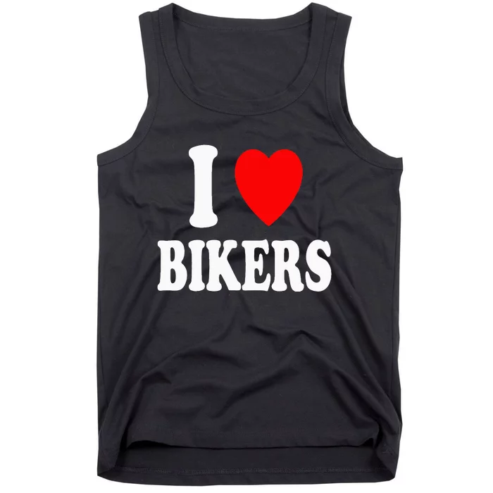 I Heart Bikers Sexy Hot Attraction Motorcycle Tank Top