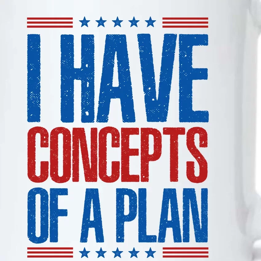 I Have Concepts Of A Plan Funny Trump 2024 Black Color Changing Mug