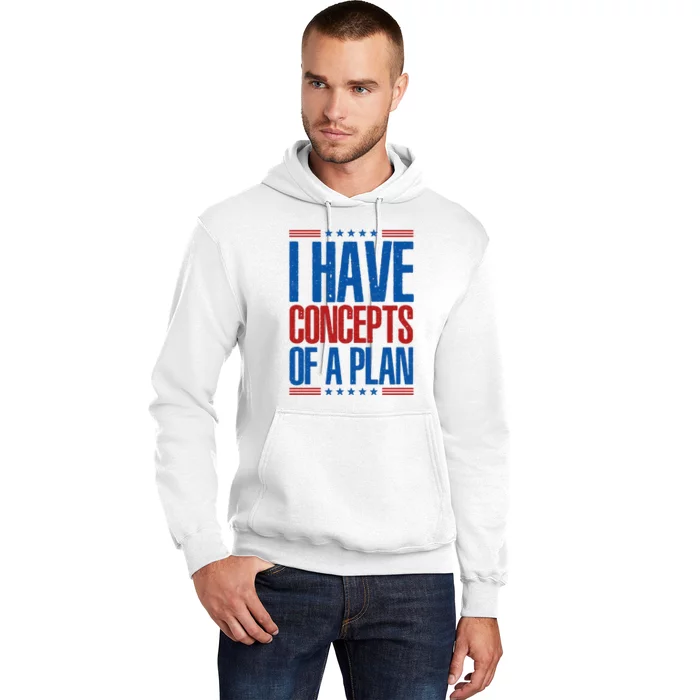 I Have Concepts Of A Plan Funny Trump 2024 Hoodie