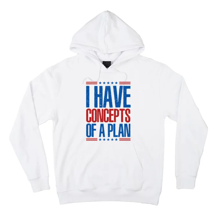 I Have Concepts Of A Plan Funny Trump 2024 Hoodie