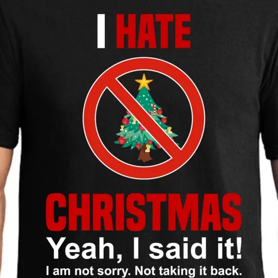 I Hate Christmas Shirts Dont Like Christmas Anti Christmas Pajama Set