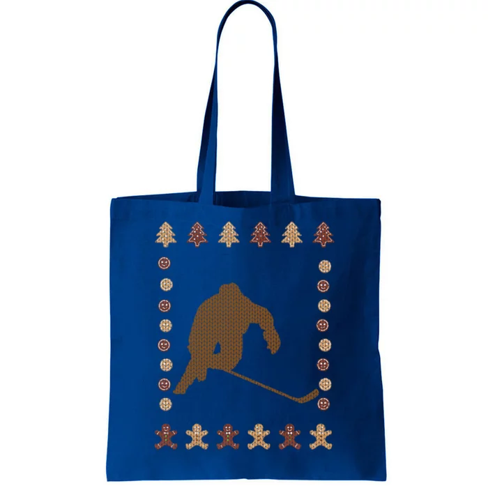 Ice Hockey Christmas Cute Gift Tote Bag