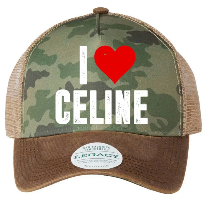 I Heart Celine Legacy Tie Dye Trucker Hat