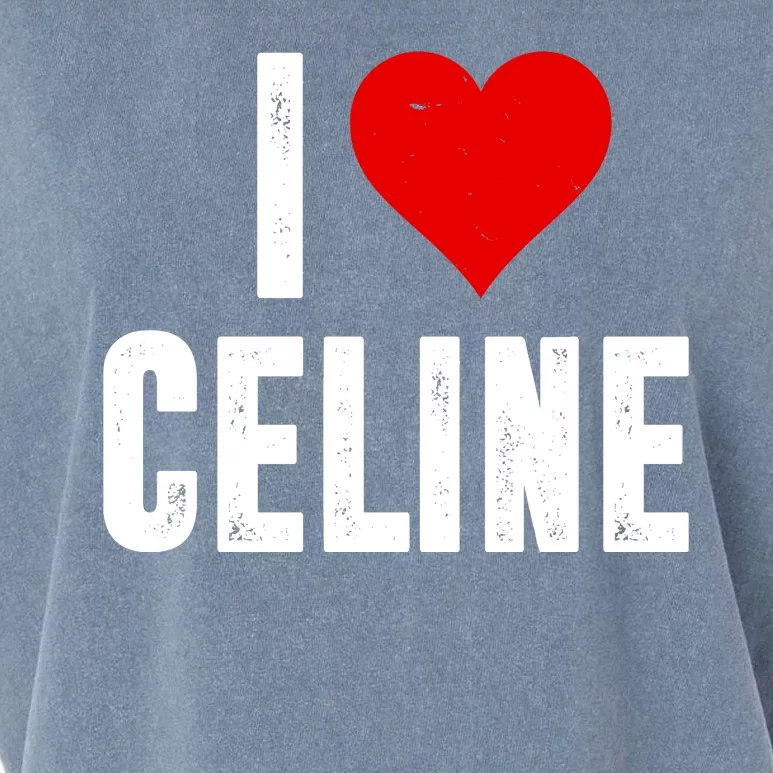 I Heart Celine Garment-Dyed Women's Muscle Tee