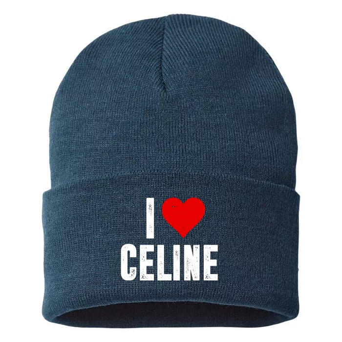 I Heart Celine Sustainable Knit Beanie