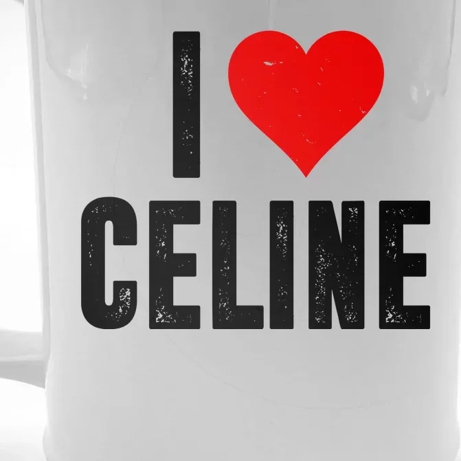 I Heart Celine Front & Back Beer Stein