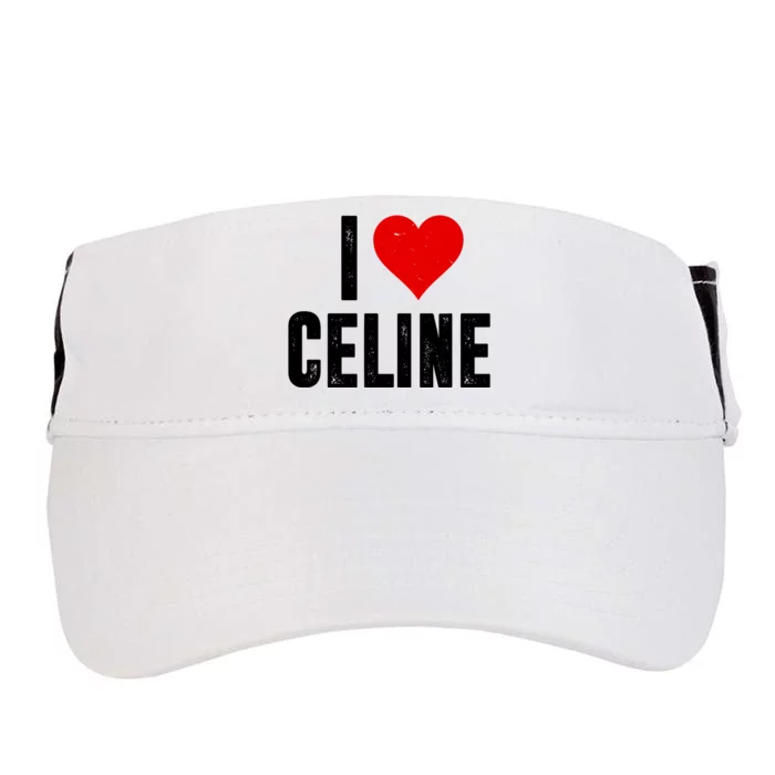 I Heart Celine Adult Drive Performance Visor