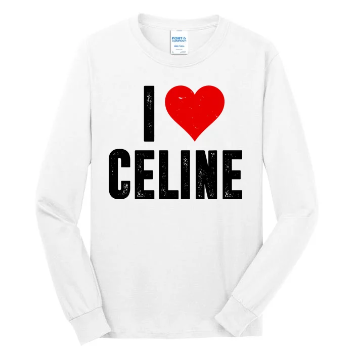 I Heart Celine Tall Long Sleeve T-Shirt