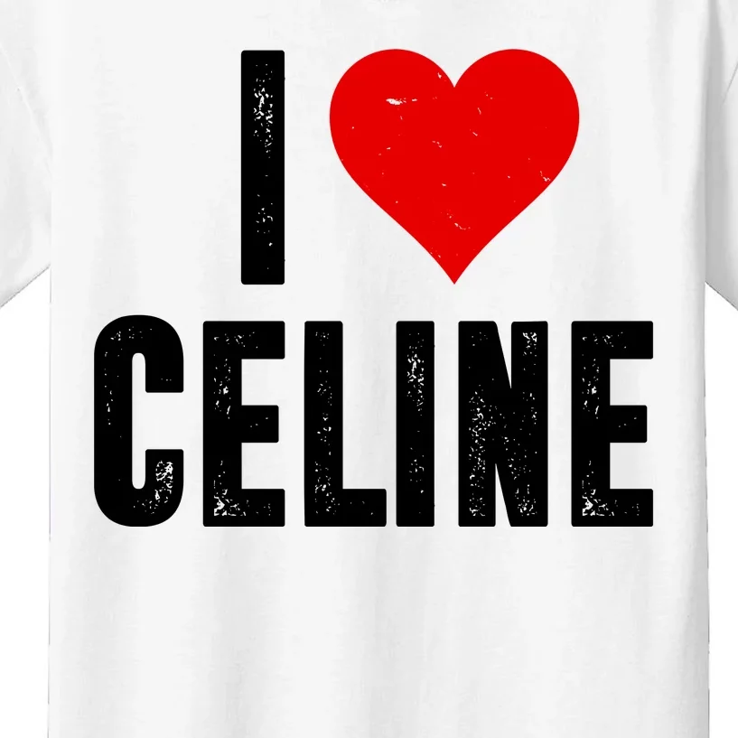 I Heart Celine Kids T-Shirt