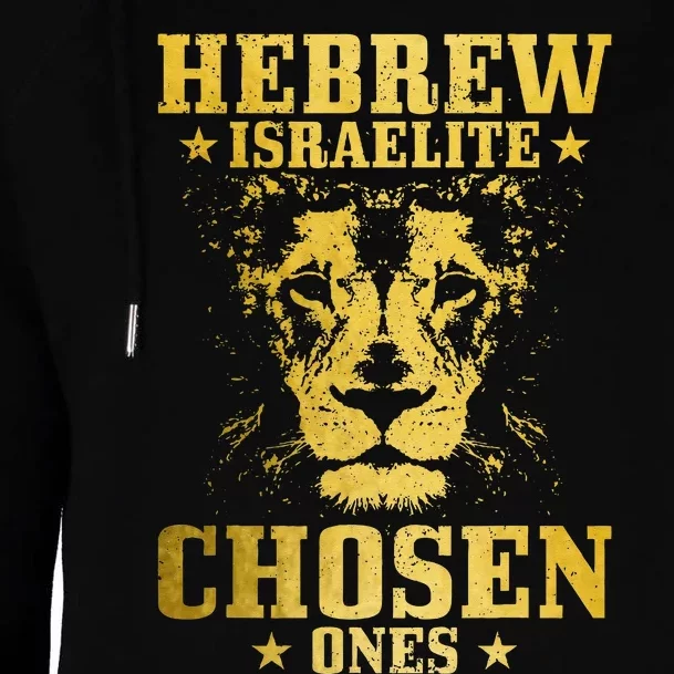 Israelite Hebrew Chosen Ones Israel Lion Of Judah Womens Funnel Neck Pullover Hood