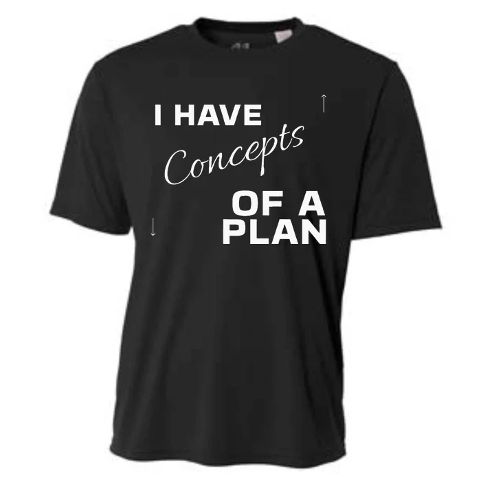 I Have Concepts Of A Plan Debate 2024 Harris V Trump Cooling Performance Crew T-Shirt