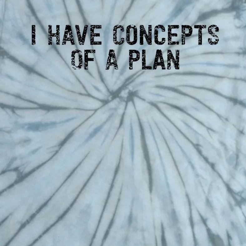 I Have Concepts Of A Plan Political 2024 Tie-Dye T-Shirt