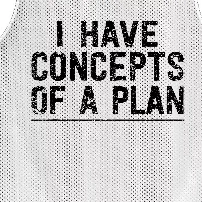 I Have Concepts Of A Plan Political 2024 Mesh Reversible Basketball Jersey Tank