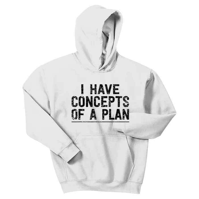 I Have Concepts Of A Plan Political 2024 Kids Hoodie