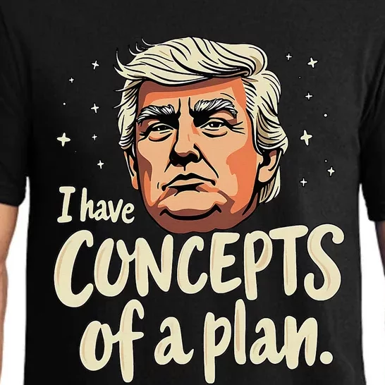 I Have Concepts Of A Plan Voting President Trump 2024 Pajama Set