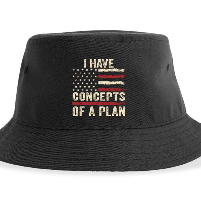 I Have Concepts Of A Plan Sustainable Bucket Hat