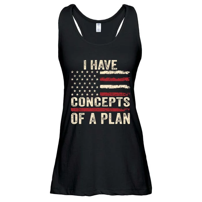 I Have Concepts Of A Plan Ladies Essential Flowy Tank