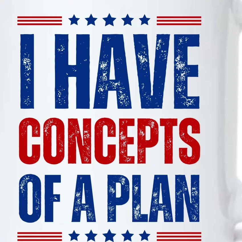 I Have Concepts Of A Plan Black Color Changing Mug