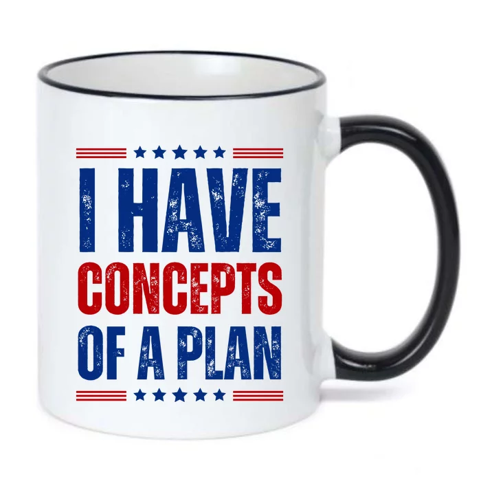 I Have Concepts Of A Plan Black Color Changing Mug