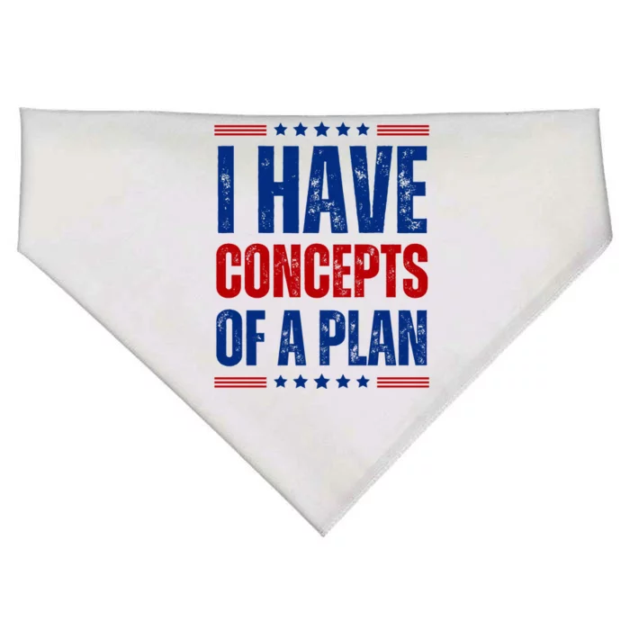 I Have Concepts Of A Plan USA-Made Doggie Bandana