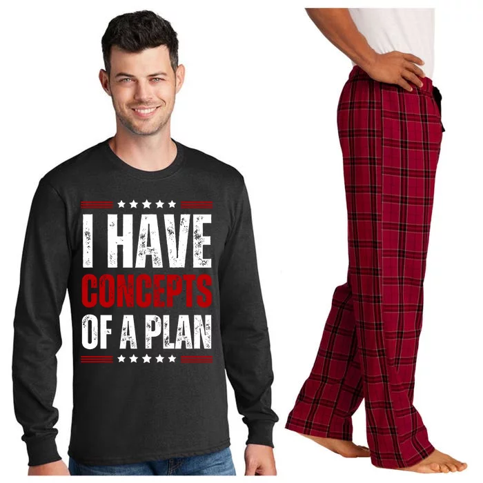 I Have Concepts Of A Plan Long Sleeve Pajama Set