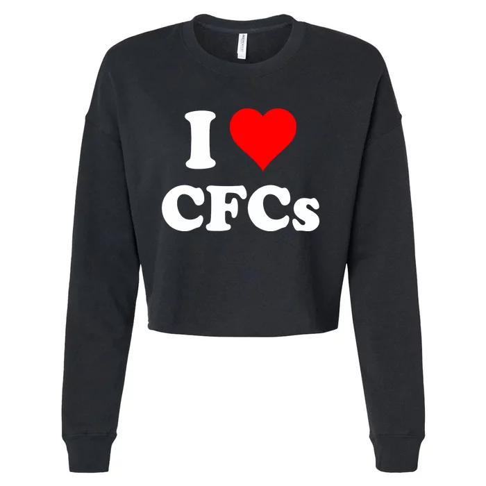 I Heart Cfcs Cropped Pullover Crew