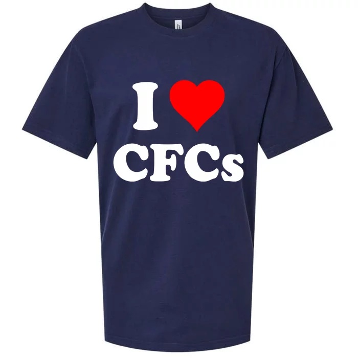 I Heart Cfcs Sueded Cloud Jersey T-Shirt