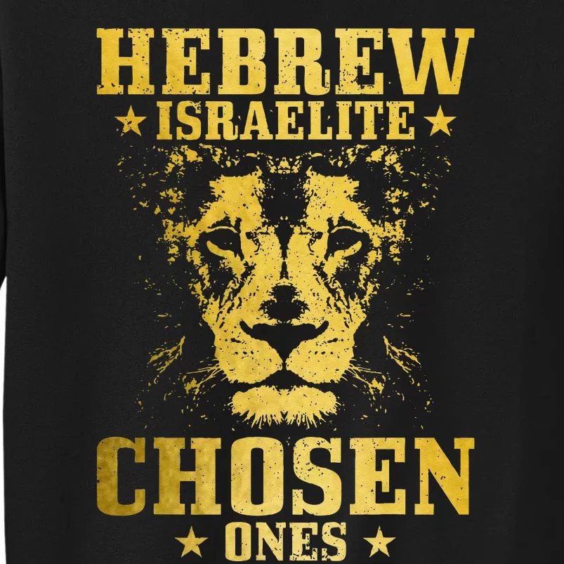 Israelite Hebrew Chosen Ones Israel Lion Of Judah Tall Sweatshirt