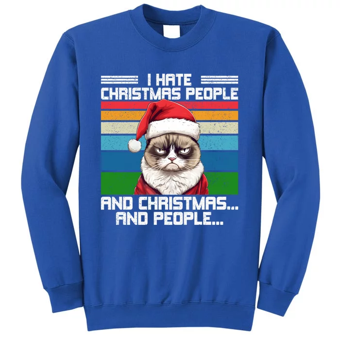 I Hate Christmas People And Christmas And People Gift Sweatshirt