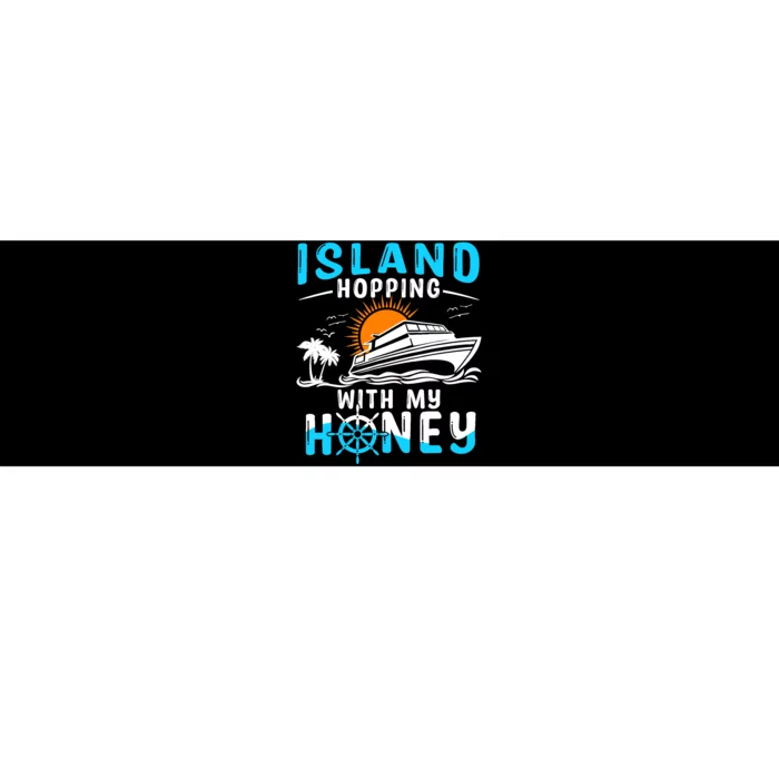 Island Hopping Couple Cruise Bumper Sticker