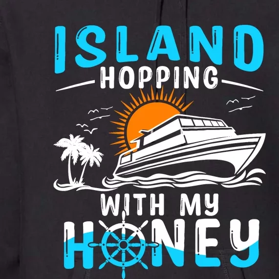 Island Hopping Couple Cruise Premium Hoodie