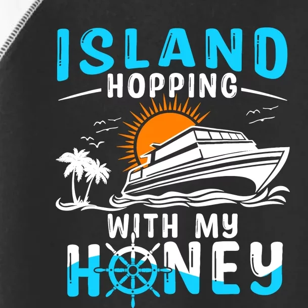 Island Hopping Couple Cruise Toddler Fine Jersey T-Shirt