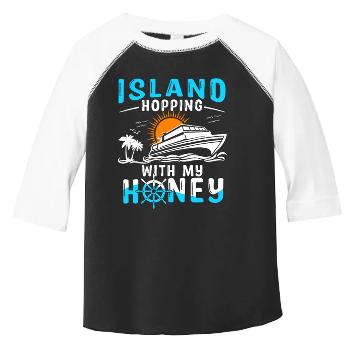 Island Hopping Couple Cruise Toddler Fine Jersey T-Shirt